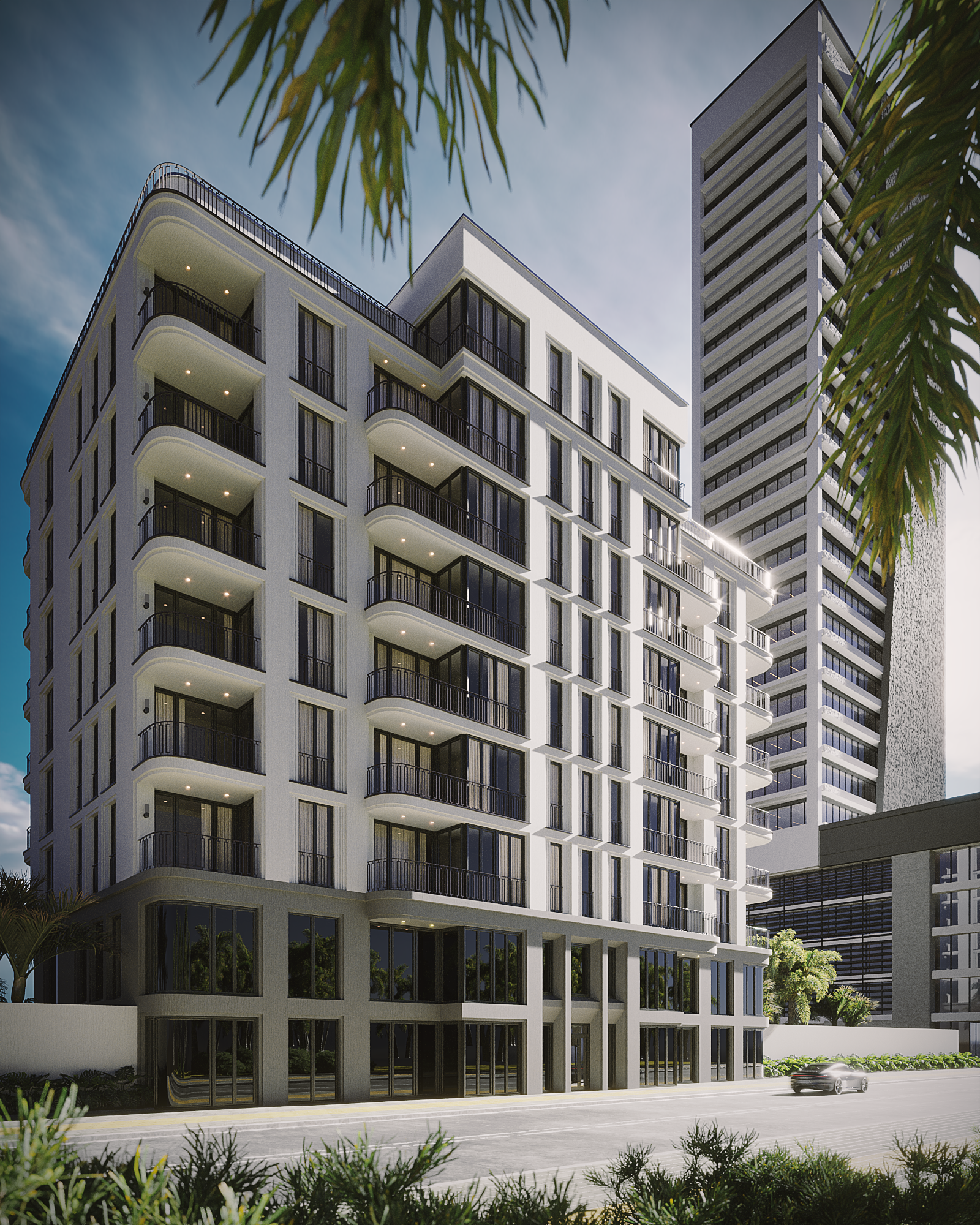 Normal Render Building Building Render